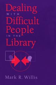 Dealing with difficult people in the library  Cover Image