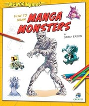 How to draw manga monsters Book cover