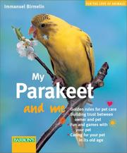 My parakeet and me  Cover Image
