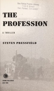 The profession : a thriller  Cover Image