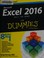 Go to record Excel 2016 all-in-one for dummies